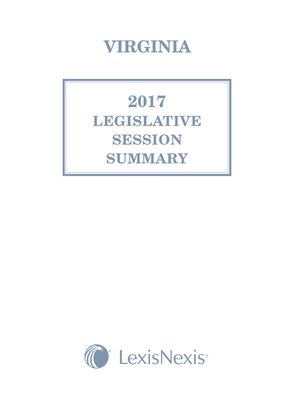 cover image of Virginia Legislative Session Summary